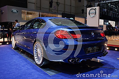 BMW Alpina B6 Bi-turbo Gran Coupe Editorial Stock Photo