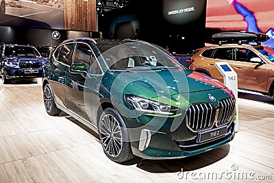 BMW 225e xDrive Active Tourer (2 Series Coupe) car Editorial Stock Photo