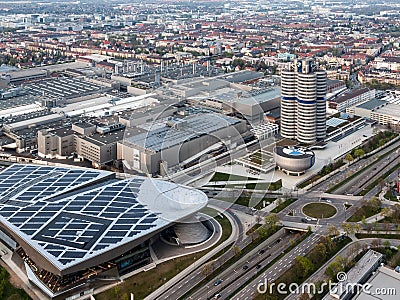 BMW Headquarters Munich Editorial Stock Photo