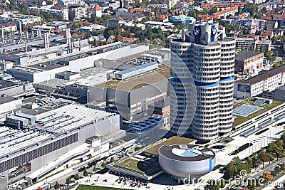 BMW Headquarters Munich Editorial Stock Photo