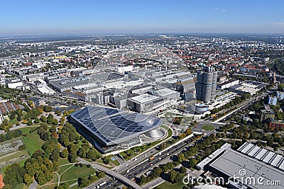 BMW Headquarters Munich Editorial Stock Photo