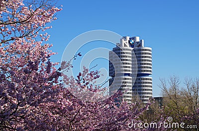 BMW Headquarters Munich Germany Editorial Stock Photo