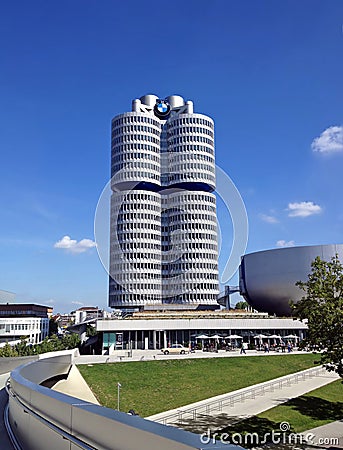 BMW headquarters in Munich, Germany Editorial Stock Photo