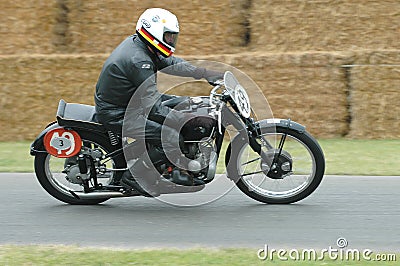 BMW Kompressor Type 255 vintage racing motorbike Editorial Stock Photo