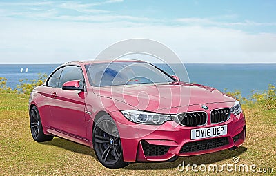 Bmw m4 sportscar Editorial Stock Photo