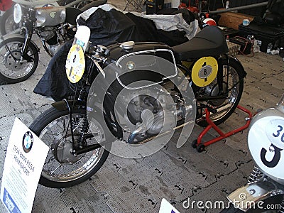 1954 BMW RS54 Rennsport 490cc Motorcycle Editorial Stock Photo