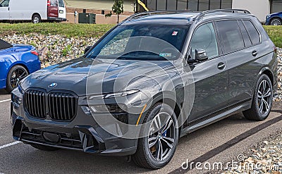 A BMW for sale at a dealership in Monroeville, Pennsylvania, USA Editorial Stock Photo