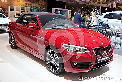 BMW 2 Serie Cabrio Editorial Stock Photo