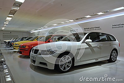 BMW 3 Series, Fifth generation (E90 E91 E92 E93 2004-2013) Editorial Stock Photo