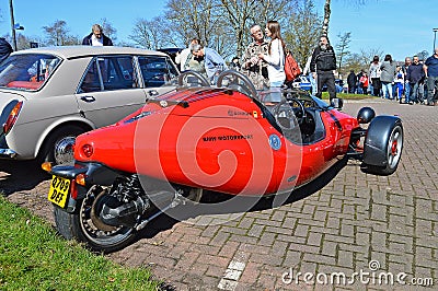 A BMW Three Wheeler Car Editorial Stock Photo