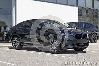 BMW X6 xDrive40i Premium Sports Activity Coupe display. BMW offers the X6 xDrive40i as a performance crossover Editorial Stock Photo