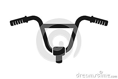 BMX Bike Handlebars Vector Vector Illustration