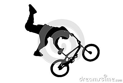 BMX jump Stock Photo