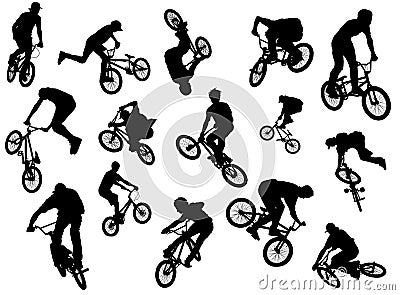 BMX riders Stock Photo