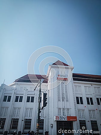 1946 BNI building in Malioboro, Yogyakarta Editorial Stock Photo