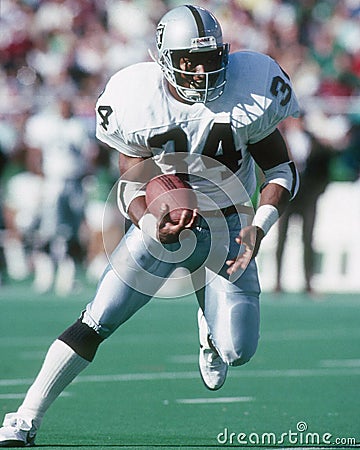 Bo Jackson Los Angeles Raiders Editorial Stock Photo