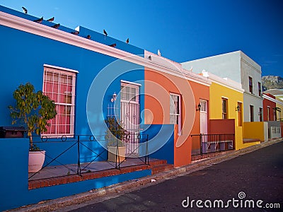 Bo-Kaap District, Cape Town, South Africa Stock Photo