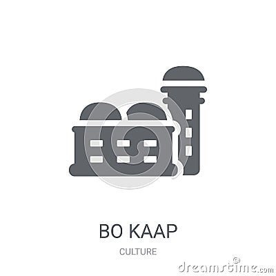 Bo kaap icon. Trendy Bo kaap logo concept on white background fr Vector Illustration