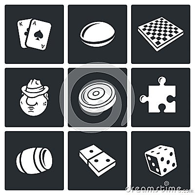 Board games icon. Vector Illustration. Stock Photo