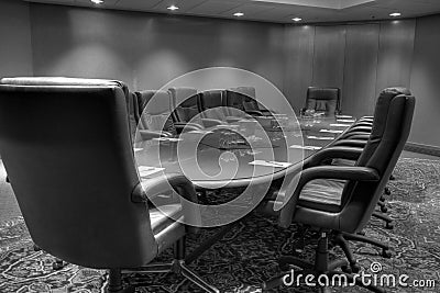 Board Room conference meeting Stock Photo