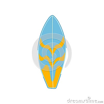 board surfboard cartoon vector illustration Vector Illustration