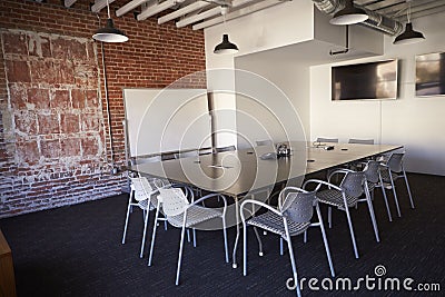 Boardroom Of Modern Office With No People Stock Photo