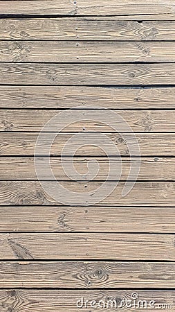 Boards, part of the pier, bridge. solid light wood. Stock Photo