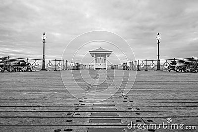 Swanage Pier Stock Photo