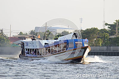 Boat in bangkok city Editorial Stock Photo