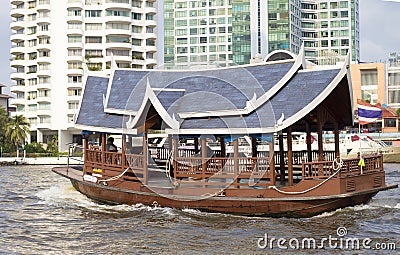 Boat in bangkok city Editorial Stock Photo
