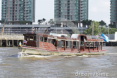 Boat in bangkok city Editorial Stock Photo