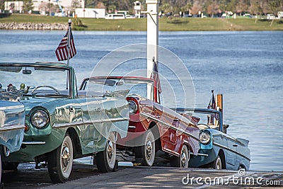 Boat Cars Stock Photo