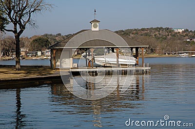 Boat Dock Stock Photo