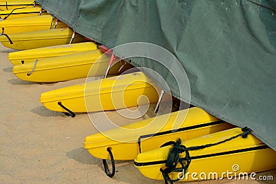 Boat floater Stock Photo