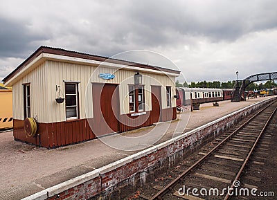 Boat of Garten Railway Station, Scotland Editorial Stock Photo