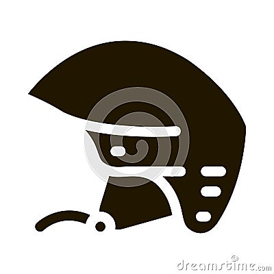 Boat Helmet Canoeing Icon Vector Illustration Vector Illustration