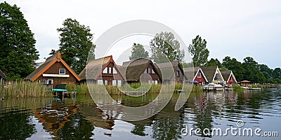 Boat houses Editorial Stock Photo
