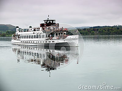 Boat on the lake Editorial Stock Photo