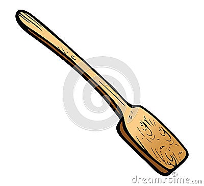 Boat oar Cartoon Illustration