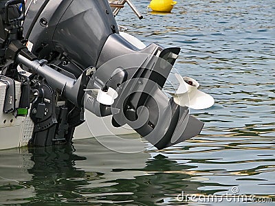 Boat propeller Stock Photo