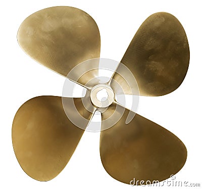 Boat propeller Stock Photo