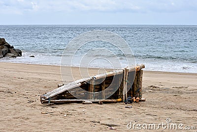 Fishing in Angola. Lobito. Stock Photo