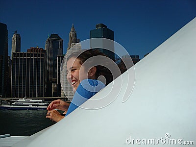 Boat tours in New York City Editorial Stock Photo