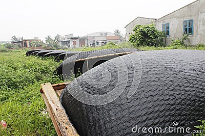 Boat workshop Stock Photo