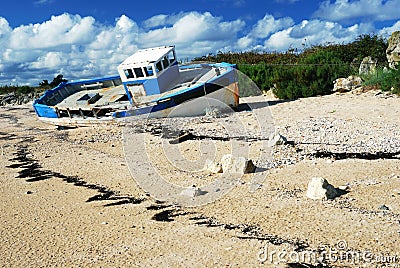 Boat wreck #2 Stock Photo