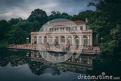 The boathouse at Prospect Park, Brooklyn, New York Editorial Stock Photo
