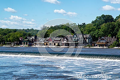 Boathouse Row Stock Photo