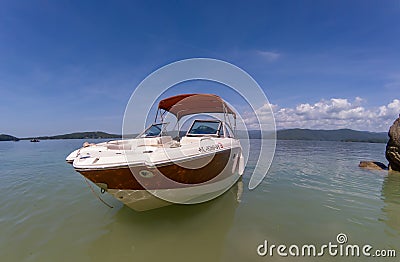 Boating around lake jocassee south carolina Editorial Stock Photo