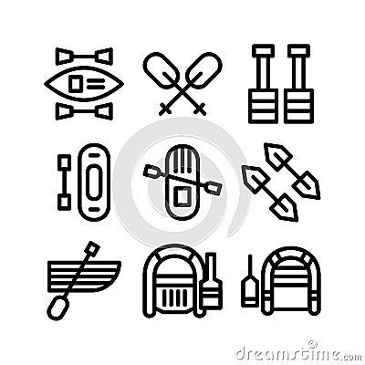 Boating icon or logo isolated sign symbol vector illustration Vector Illustration