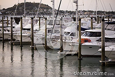 Boats at bay Stock Photo